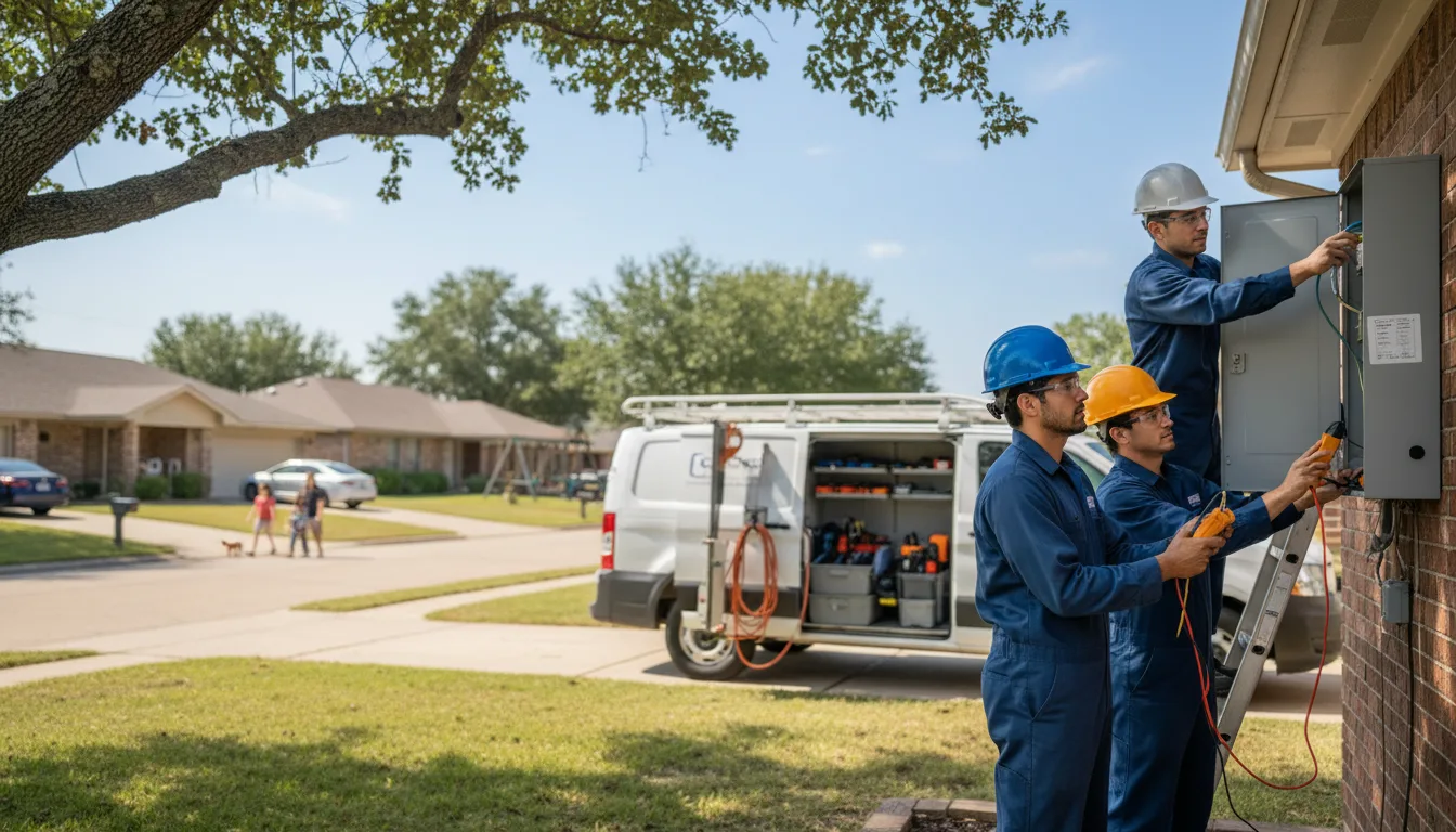 Certified electrician providing emergency electrical services in Correll, MN